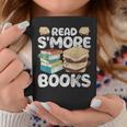 Read S'More Books Camping Reading Bookworm Book Lover Grunge Graphic Print Coffee Mug Unique Gifts