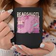 READALOTL Read A Lot AXOLOTL Reader Books Axolotls Meme Graphic Print Coffee Mug Unique Gifts