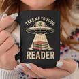 Take Me To Your Reader UFO Alien Book Lover Pun Graphic Print Coffee Mug Unique Gifts Take Me To Your Reader UFO Alien Book Lover Pun Graphic Print Coffee Mug Unique Gifts