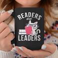 Readers Are Leaders Book Reading Graphic Print Coffee Mug Unique Gifts Readers Are Leaders Book Reading Graphic Print Coffee Mug Unique Gifts