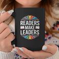 Readers Make Leaders Saying Book Lovers Graphic Print Coffee Mug Unique Gifts Readers Make Leaders Saying Book Lovers Graphic Print Coffee Mug Unique Gifts