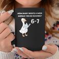 Reading 6-7 Silly Goose Read Books Bookish Bookworm Graphic Print Coffee Mug Unique Gifts