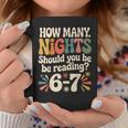 Reading 6 7 Six Seven Meme English Teacher Book Lover Graphic Print Coffee Mug Unique Gifts