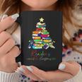 Reading Around The Christmas Tree Books Family Readers Xmas Graphic Print Coffee Mug Unique Gifts