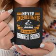 Reading Banned Books Old Man Saying Reader Book Bans Men Graphic Print Coffee Mug Unique Gifts