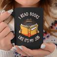 Reading Book Lover Librarian Bibliophile Teacher Graphic Print Coffee Mug Unique Gifts