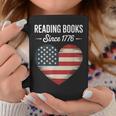 Reading Books Since 1776 American Reading Pride Graphic Print Coffee Mug Unique Gifts