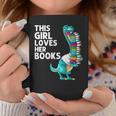 Reading Books For Girl Kids Bookworm Story Reader Graphic Print Coffee Mug Unique Gifts
