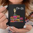 Reading Books Librarian Reader Nerd I'm Ok Teacher School Graphic Print Coffee Mug Unique Gifts