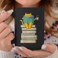 Reading Cat Book & Tea Lover Graphic Print Coffee Mug Unique Gifts Reading Cat Book & Tea Lover Graphic Print Coffee Mug Unique Gifts