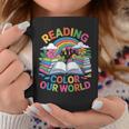 Reading Colors Our World Rainbow Books Kids Graphic Print Coffee Mug Unique Gifts