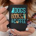 Reading Dogs And Coffee Book Nerd Dog Lover Coffeeholic Graphic Print Coffee Mug Unique Gifts