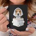 Reading Is My Favorite Sport Beagle Book Lover Graphic Print Coffee Mug Unique Gifts