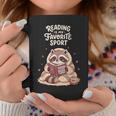 Reading Is My Favorite Sport Book Lover Men Women Graphic Print Coffee Mug Unique Gifts