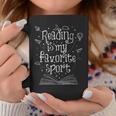 Reading Is My Favorite Sport For Reading Book Lovers Graphic Print Coffee Mug Unique Gifts
