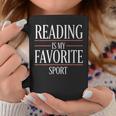 Reading Is My Favorite Sport Literary Reader Book Lover Graphic Print Coffee Mug Unique Gifts Reading Is My Favorite Sport Literary Reader Book Lover Graphic Print Coffee Mug Unique Gifts