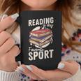 Reading Is My Favorite Sport Reader Books Novel Lecture Graphic Print Coffee Mug Unique Gifts