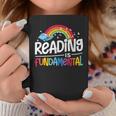 Reading Is Fundamental Poetry Bookworm And Book Reader Graphic Print Coffee Mug Unique Gifts