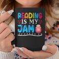 Reading Is My Jam I Love To Read Books Boy Girl Graphic Print Coffee Mug Unique Gifts