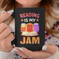 Reading Is My Jam I Love To Read Books Graphic Print Coffee Mug Unique Gifts