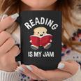 Reading Is My Jam Pun Book Lover & Reading Graphic Print Coffee Mug Unique Gifts Reading Is My Jam Pun Book Lover & Reading Graphic Print Coffee Mug Unique Gifts