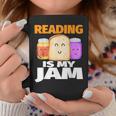 READING IS MY JAM Shirt I Love To Read Books Graphic Print Coffee Mug Unique Gifts