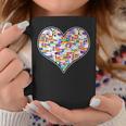Reading Library Books Lover Heart Librarian Awesome Cute Graphic Print Coffee Mug Unique Gifts