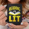 Reading Is Lit Bookworm Book Reading Graphic Print Coffee Mug Unique Gifts Reading Is Lit Bookworm Book Reading Graphic Print Coffee Mug Unique Gifts