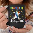 Reading Is Magical Book Lover Unicorn Student Teacher For Men Women Kids Graphic Print Coffee Mug Unique Gifts