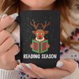 Reading Season Christmas Reindeer Bookworm Book Reader Graphic Print Coffee Mug Unique Gifts Reading Season Christmas Reindeer Bookworm Book Reader Graphic Print Coffee Mug Unique Gifts