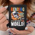 Reading Space Exploration Book Astronomy Lover Bookworm Graphic Print Coffee Mug Unique Gifts