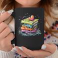 Reading Watercolor Books Love Books Girls Graphic Print Coffee Mug Unique Gifts
