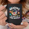 Reading Is Out Of This World Space Books Lover Graphic Print Coffee Mug Unique Gifts