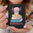 Readolotl Cute Read Axolotl Book Lover Librarian Bookworm Graphic Print Coffee Mug Unique Gifts