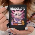 Readsalotl Axolotl Reading Book Bookworm Graphic Print Coffee Mug Unique Gifts Readsalotl Axolotl Reading Book Bookworm Graphic Print Coffee Mug Unique Gifts