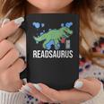 Readsaurus Reader Book Tyrannosaurus T-Rex Dinosaur Jurassic Graphic Print Coffee Mug Unique Gifts Readsaurus Reader Book Tyrannosaurus T-Rex Dinosaur Jurassic Graphic Print Coffee Mug Unique Gifts
