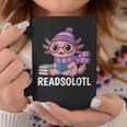 Readsolotl Cute Pink Kawaii Axolotl Reading Book Lover Graphic Print Coffee Mug Unique Gifts Readsolotl Cute Pink Kawaii Axolotl Reading Book Lover Graphic Print Coffee Mug Unique Gifts
