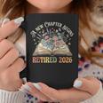 Retired 2026 A New Chapter Begins Floral Book Retirement Graphic Print Coffee Mug Unique Gifts