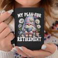 Retired Teacher Gnome Reading A Book Retirement Plan Graphic Print Coffee Mug Unique Gifts
