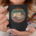 Retro Book Bookworm Book Lover Reader Reading Graphic Print Coffee Mug Unique Gifts
