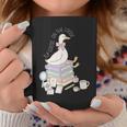 Retro Book SLP Goose On The Loose Speech Language Pathology Graphic Print Coffee Mug Unique Gifts