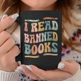 Retro I Read Banned Books Shirt Graphic Print Coffee Mug Unique Gifts