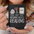 Rock Paper Scissors Nothing Beats Reading Book Lover Humor Graphic Print Coffee Mug Unique Gifts