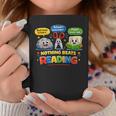 Rock Paper Scissors Nothing Beats Reading Book Lovers Graphic Print Coffee Mug Unique Gifts
