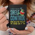 I Only Have Shelf Control On Days End In Y Book Graphic Print Coffee Mug Unique Gifts