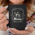 Skeleton Book Club Graphic Print Coffee Mug Unique Gifts
