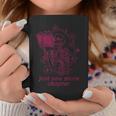 Skeleton Reading Book Just One More Chapter Graphic Print Coffee Mug Unique Gifts
