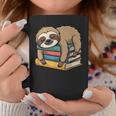 Sloth Sleeping On Books Graphic Print Coffee Mug Unique Gifts Sloth Sleeping On Books Graphic Print Coffee Mug Unique Gifts