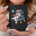Space Astronaut Reading Book Bookworm Nerd Librarian Graphic Print Coffee Mug Unique Gifts