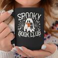 Spooky Book Club Cute Ghost Reading Book Halloween Costume Graphic Print Coffee Mug Unique Gifts